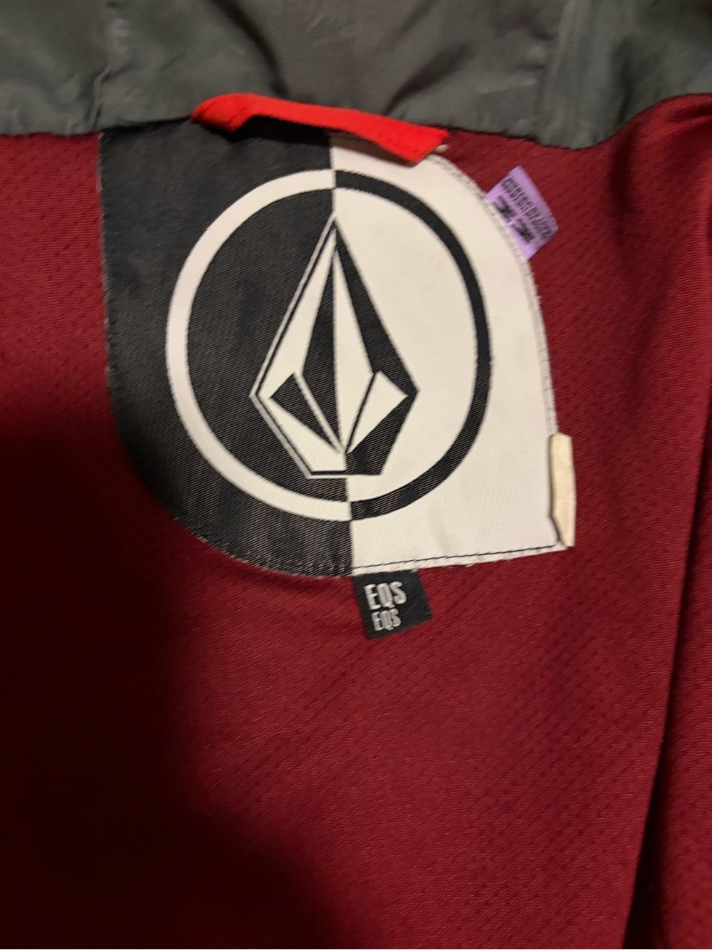 Volcom Multicolor Zip Up Snowboarding Shell Jacket - Picture 5 of 5